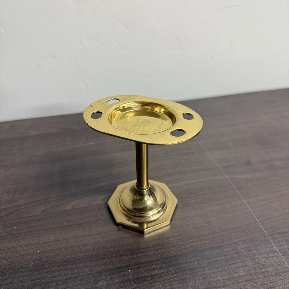 Vintage Solid Brass Toothbrush Holder Bathroom